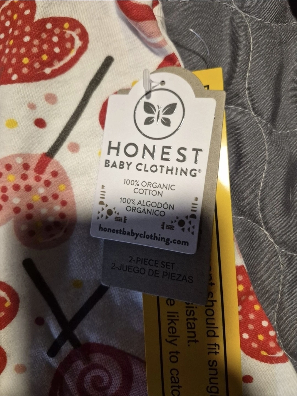 Honest Baby Clothing Valentines Day 12 Months Baby Pajama Set